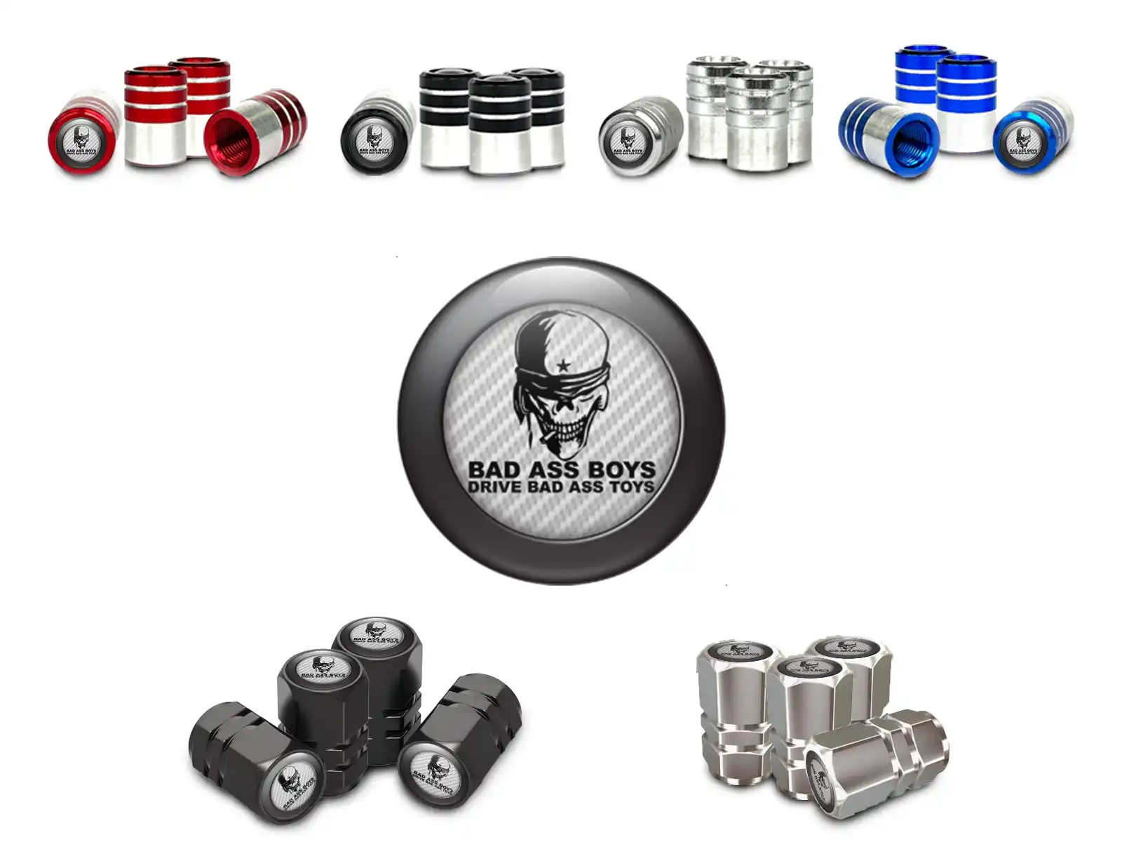 Valve Stem Caps for Motorcycle Max Design